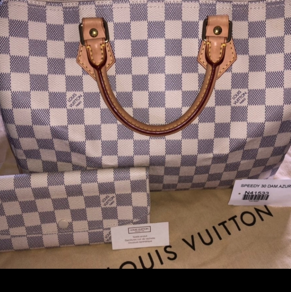 Louis Vuitton Speedy 30 bundle - Authentic